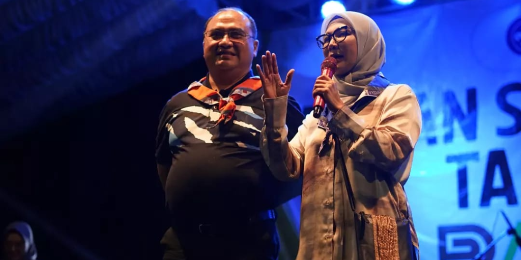 Malam Selamat Datang dan Festival Kuliner Nusantara Peran Saka Nasional Tahun 2022, Kak Erzaldi Berikan Hadiah Menarik pada Challenge Berbalas Pantun